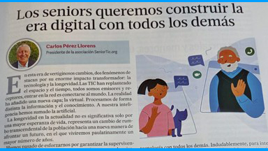 Imagen del artículo de SeniorTic publicado por Anuario JOLY 2025