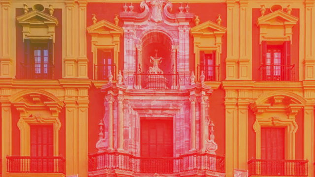 Portada del Centro Cultural de la Fundación Unicaja.
